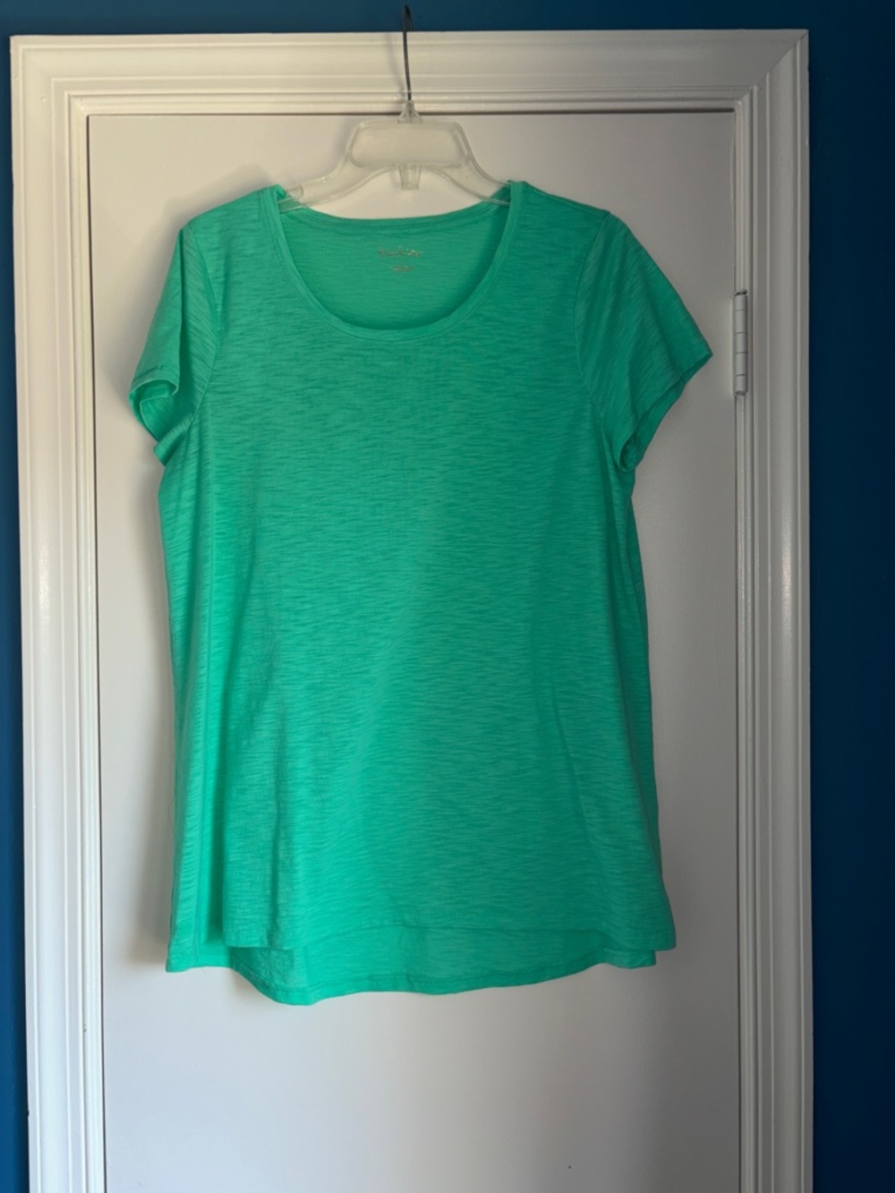 Lilly Pulitzer Etta Short Sleeve Scoop Neck Tee in Green
